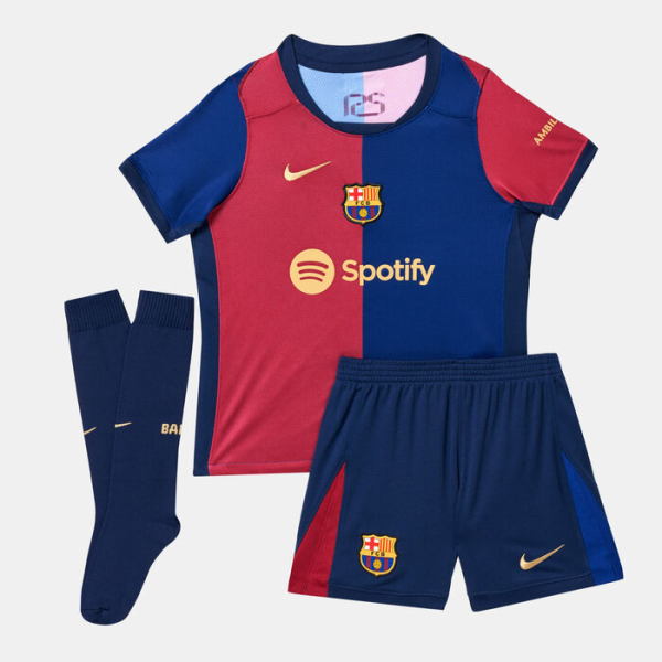 Camisola FC Barcelona Crianca Equipamento Principal 2024 2025