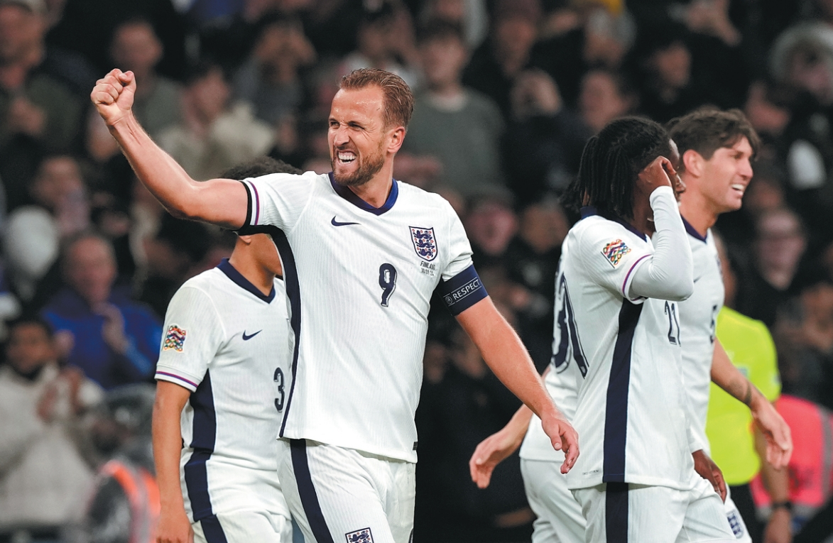 UEFA Nations League: Inglaterra venceu a Finlândia por 2-0, Kane marcou por duas vezes para celebrar o marco do 100º jogo